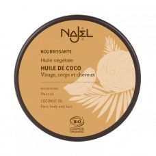 Ulei de cocos certificat organic, presat la rece, 100g - NAJEL Ulei de cocos certificat organic, presat la rece, 100g - NAJEL