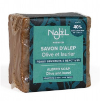 Sapun traditional de Alep cu 40% ulei de dafin, 185g - NAJEL Sapun traditional de Alep cu 40% ulei de dafin, 185g - NAJEL