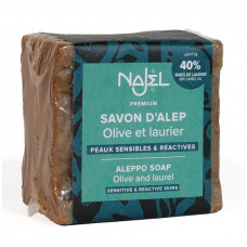 Sapun traditional de Alep cu 40% ulei de dafin, 185g - NAJEL Sapun traditional de Alep cu 40% ulei de dafin, 185g - NAJEL