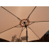 Umbrela terasa gradina, Sersimo Santorini, cu manivela si inclinare, rotunda 270cm, crem [10]
