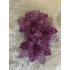 Set 10 ornamente pentru bradul de Craciun, stea Poinsettia, 16cm, violet [8]