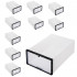 Set 10 cutii organizare pentru pantofi, 34x23x13, transparent [6]