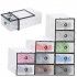 Set 10 cutii organizare pentru pantofi, 33x23x13, transparent [2]