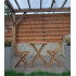 Set masa patrata plianta, cu 2 scaune pliante, gradina sau balcon ART GARDEN [8]