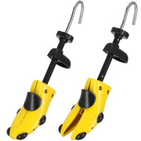 Set 2 sanuri pentru largit si alungit pantofi, din plastic, marime 44-46, galben