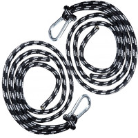 Kit de montare hamac cu 2 franghii de 180cm si 2 carabine, sarcina 2x200kg