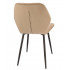 (DL) Set 2 scaune dining Milare pentru bucatarie tapitat cu catifea, 80x58x87cm, bej [4]