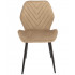 (DL) Set 2 scaune dining Milare pentru bucatarie tapitat cu catifea, 80x58x87cm, bej [6]