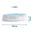 Piscina cadru metalic Intex Prism Frame 26702NP, 305x76 cm, 4.500 litri, cu toate accesoriile [9]
