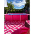 Piscina rectangulara cu cadru metalic Pink Metal Frame Intex 28266NP, 220x150x60 cm [2]