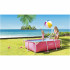 Piscina rectangulara cu cadru metalic Pink Metal Frame Intex 28266NP, 220x150x60 cm [9]