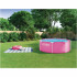 Piscina rotunda cu cadru metalic Pink Metal Frame Intex 28290NP, 244x76 cm [5]