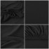 Set 4 huse universale pentru scaun, marime universala, poliester si spandex, 45 x 60 cm, negru [5]