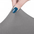 Set 4 huse universale pentru scaun, marime universala, poliester si spandex, 45 x 60 cm, gri mediu [5]