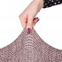 Set 4 huse universale pentru scaun, marime universala, poliester si spandex, 45 x 60 cm, carouri maro [7]