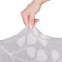 Set 4 huse universale pentru scaun, marime universala, poliester si spandex, 45 x 60 cm, gri floral [7]