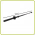 Bara haltera dreapta pentru greutati 180 cm, diametru 25 mm, otel, incarcare maxima 140 kg, negru [21]