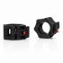Set 2 cleme pentru bara olimpica 50 mm, sistem de inchidere cu clips, insertii interioare din cauciuc, negru [4]