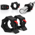 Set 2 cleme pentru bara olimpica 50 mm, sistem de inchidere cu clips, insertii interioare din cauciuc, negru [9]