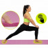 Saltea fitness antiderapanta din NBR, 183x61x1 cm, cu curea transport, roz [13]