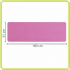 Saltea fitness antiderapanta din NBR, 183x61x1 cm, cu curea transport, roz [26]