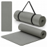 Saltea fitness antiderapanta din NBR, 183x61x1 cm, cu curea transport, gri [5]