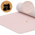 Saltea fitness antiderapanta din TPE, 183x61x1 cm, cu curea transport, roz [13]