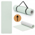 Saltea fitness antiderapanta din TPE, 183x61x1 cm, cu curea transport, verde menta [15]