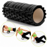 Rola pentru masaj si stretching din spuma EVA, duritate medie 50 Shore A, 33x14 cm, negru [6]