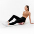 Rola pentru masaj si stretching din spuma EVA, duritate medie 50 Shore A, 33x14 cm, roz [2]