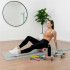 Rola pentru masaj si stretching din spuma EVA, duritate medie 50 Shore A, 33x14 cm, roz [16]