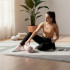 Rola pentru masaj si stretching din spuma EVA, duritate medie 50 Shore A, 33x14 cm, roz [17]