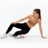 Rola pentru masaj si stretching din spuma EVA, duritate medie 50 Shore A, 33x14 cm, roz [4]
