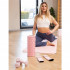 Rola pentru masaj si stretching din spuma EVA, duritate medie 50 Shore A, 33x14 cm, roz [24]
