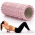 Rola pentru masaj si stretching din spuma EVA, duritate medie 50 Shore A, 33x14 cm, roz [9]