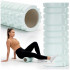 Rola pentru masaj si stretching din spuma EVA, duritate medie 50 Shore A, 33x14 cm, verde [2]