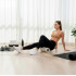Rola pentru masaj si stretching din spuma EVA, duritate medie 50 Shore A, 33x14 cm, bej [4]