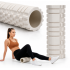 Rola pentru masaj si stretching din spuma EVA, duritate medie 50 Shore A, 33x14 cm, bej [5]