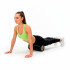 Rola pentru masaj si stretching din spuma EVA, duritate medie 50 Shore A, 33x14 cm, negru si verde [16]