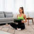 Rola pentru masaj si stretching din spuma EVA, duritate medie 50 Shore A, 33x14 cm, negru si verde [5]