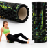 Rola pentru masaj si stretching din spuma EVA, duritate medie 50 Shore A, 33x14 cm, negru si verde [8]