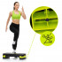 Stepper aerobic, ajustabil in 2 trepte, antiderapant, maxim 350 kg, 68x29x15 cm, negru si verde [18]