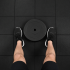 Disc greutate haltera, 20 kg, umplutura bitumica, invelist PP, 31 mm, negru [6]