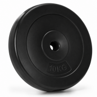 Disc greutate haltera 10 kg, 31 mm, compozit bitumic, PP, 31x5 cm, negru Disc greutate haltera 10 kg, 31 mm, compozit bitumic, PP, 31x5 cm, negru