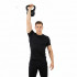 Kettlebell 12 kg, bitum cu invelis rezistent ABS, 25x19x27 cm, negru [2]