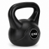 Kettlebell 12 kg, bitum cu invelis rezistent ABS, 25x19x27 cm, negru [3]