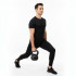 Kettlebell 12 kg, bitum cu invelis rezistent ABS, 25x19x27 cm, negru [4]
