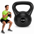 Kettlebell 12 kg, bitum cu invelis rezistent ABS, 25x19x27 cm, negru [7]