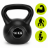Kettlebell 14 kg, bitum cu invelis rezistent ABS, 26x22x28 cm, negru [8]