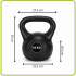 Kettlebell 16 kg, bitum cu invelis rezistent ABS, 28x23x30 cm, negru [7]